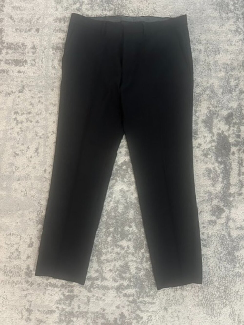 Kenneth Cole Reaction Men's Black Dress Pants 34x30 Slim Fit Flat